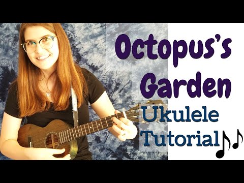 Octopus&#039;s Garden - EASY Ukulele Tutorial in C with Play Along
