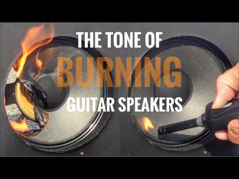 What does a BURNING Guitar Speaker sound like?
