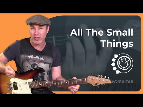 How to play All The Small Things - Blink 182 Easy Guitar Lesson
