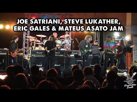 Joe Satriani, Steve Lukather, Eric Gales &amp; Mateus Asato Epic Jam Session!
