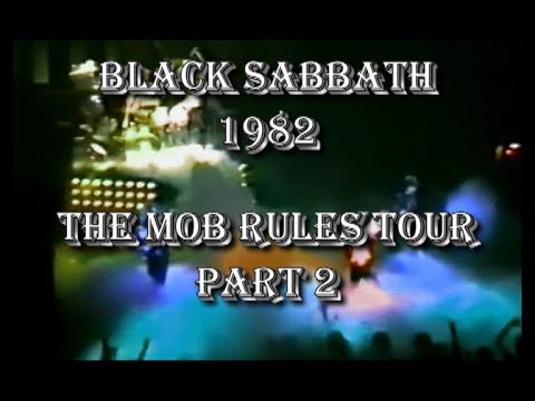 Black Sabbath 1982 Live. The Mob Rules Tour. Part 2. With Ronnie James Dio. Audio remastered.