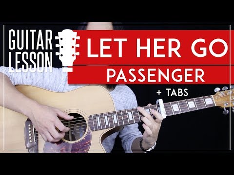 Let Her Go Guitar Tutorial - Passenger Guitar Lesson 🎸|Fingerpicking + Easy Chords + Guitar Cover|