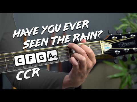 &#039;HAVE YOU EVER SEEN THE RAIN?&#039; Acoustic Guitar Tutorial // CCR John Fogerty