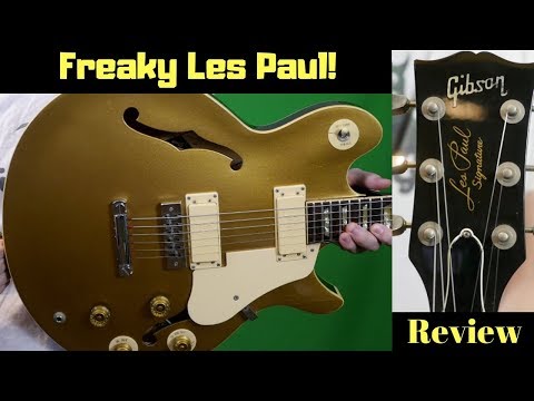 The Strangest Les Paul Ever! | 1974 Gibson LP Signature Semi Hollow Gold Top | Review + Demo