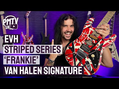 EVH Striped Series Frankie Electric Guitar - History of The Eddie Van Halen Frankenstrat