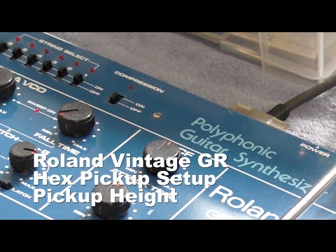 Roland Vintage Analog Guitar Synthesizer Adjustment Setup GR-300 G-303 G-808 Max Performance