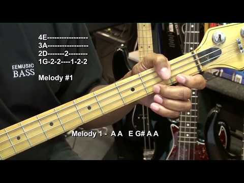 STAND BY ME Ben E King Bass Guitar Lesson - @EricBlackmonGuitar