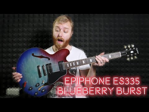 Epiphone ES335 &quot;Inspired By Gibson&quot; Figured Blueberry Burst - ResQ Gear Review