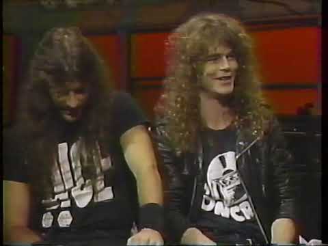 Bobby Gustafson and Bobby Blitz (Overkill) on Headbangers Ball (1989)