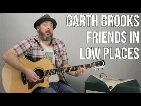How To Play &quot;Friends in Low Places&quot; on Guitar - Garth Brooks