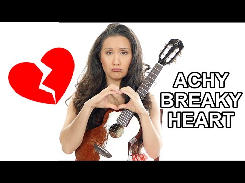 Achy Breaky Heart 2 CHORD Ukulele Tutorial with Left Handed Muting and Full Play Along