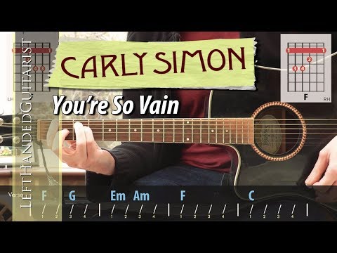 Carly Simon - You&#039;re So Vain | guitar lesson