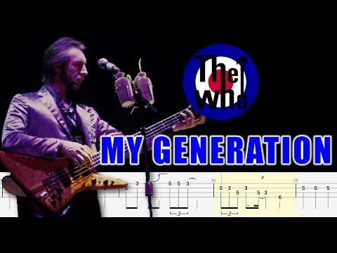 The Who - My Generation (Bass Tabs + Tutorial) By John Entwistle