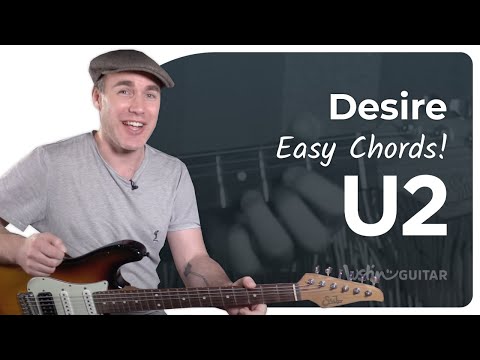 Desire Easy Guitar Lesson | U2