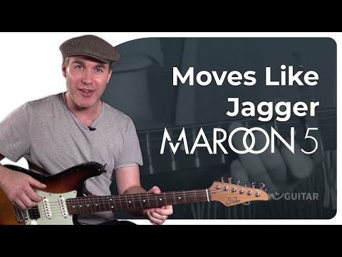 Moves Like Jagger by Maroon 5 | Easy Guitar Lesson