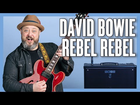 How to Play David Bowie &quot;Rebel Rebel&quot; Guitar Lesson + Tutorial