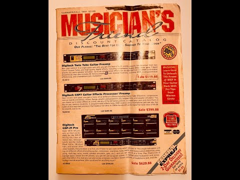 Musician&#039;s Friend Catalogue From 1991