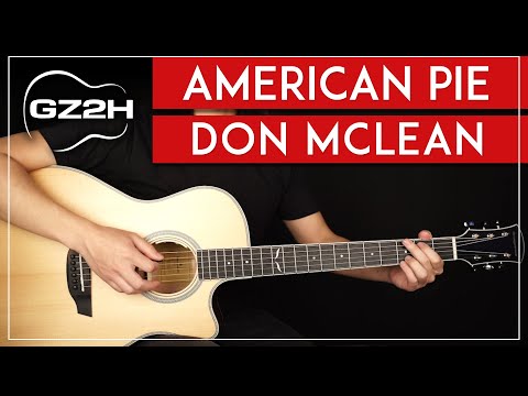 American Pie Guitar Tutorial Don McLean Guitar Lesson |Chords + Strumming|
