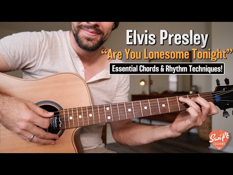 Elvis &quot;Are You Lonesome Tonight&quot; - Beginner Friendly Guitar Lesson