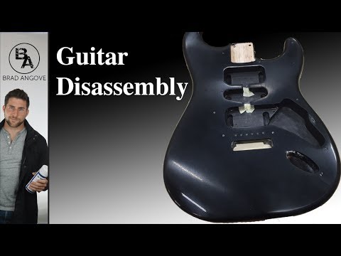 How to disassemble your guitar
