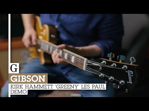 Gibson Kirk Hammett &#039;Greeny&#039; Les Paul Demo