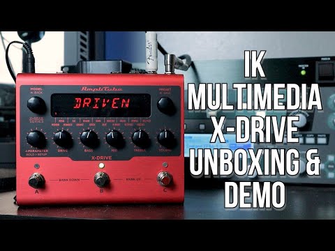 Ik Multimedia AmpliTube X-DRIVE Pedal Unboxing &amp; Demo