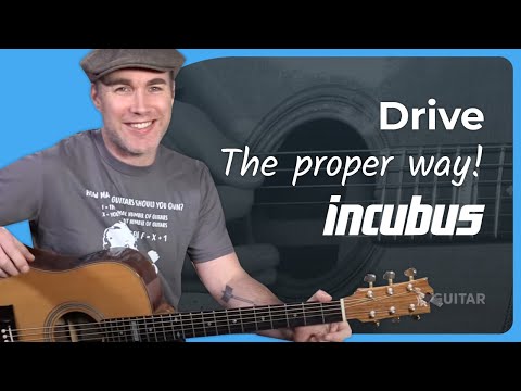 How to play Drive by Incubus - Easy Guitar Lesson
