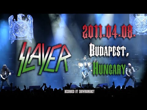 Slayer (with Pat O&#039;Brien) 2011 Budapest, Hungary [Full Rec] [HD]