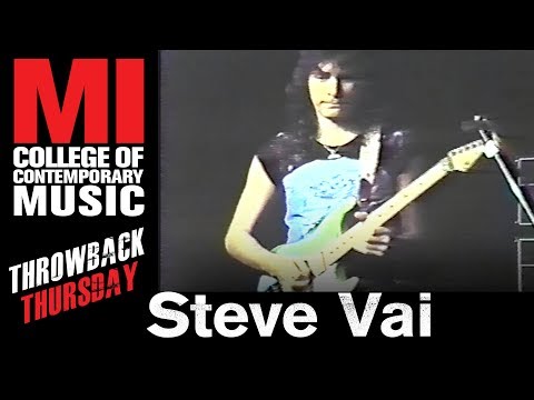Steve Vai Performance - Throwback Thursday From the MI Library | Musicians Institute