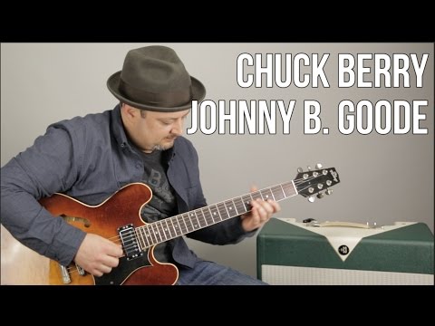 Chuck Berry - Johnny B. Goode - How to Play on Guitar - Guitar Lesson + Tutorial