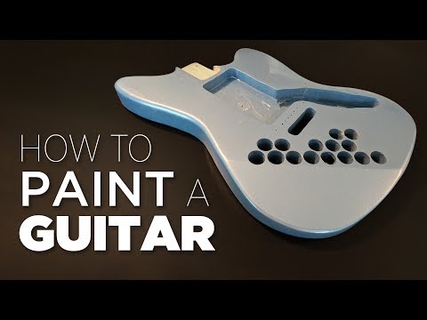 How To Spray Paint A Guitar - Start to Finish