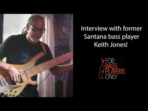 Interview with former Santana bassist Keith Jones
