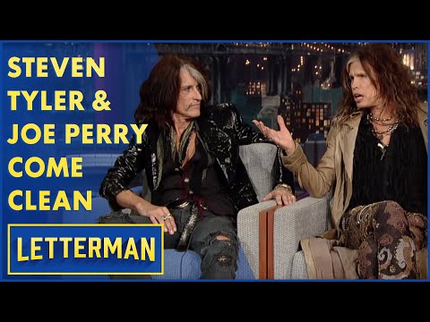 Steven Tyler and Joe Perry Are Happy To Be Alive | Letterman