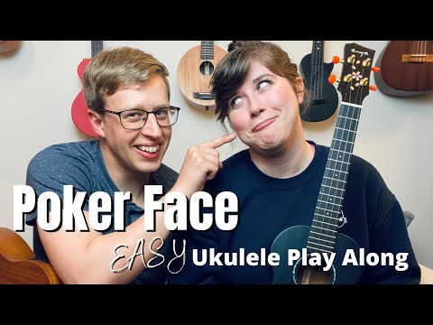 Poker Face by Lady Gaga Ukulele (Cover and Play Along) | Cory Teaches Music
