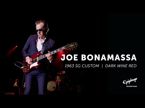 Epiphone Joe Bonamassa 1963 SG Custom Guitar - Demo &amp; Rundown with Joe Bonamassa