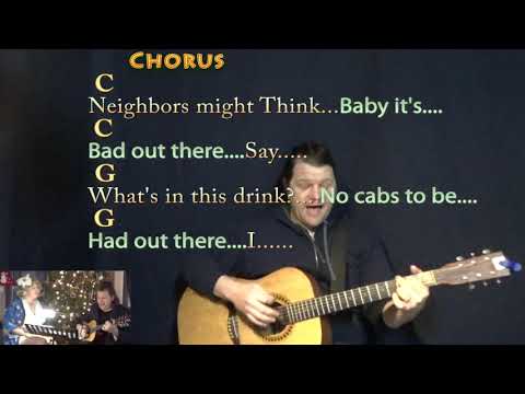 Baby, It&#039;s Cold Outside (Christmas) Guitar Cover Lesson in C with Chords/Lyrics - Munson