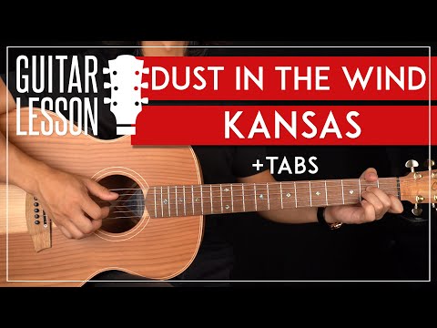 Dust In The Wind Guitar Tutorial 🎸Kansas Guitar Lesson |Fingerpicking + TAB