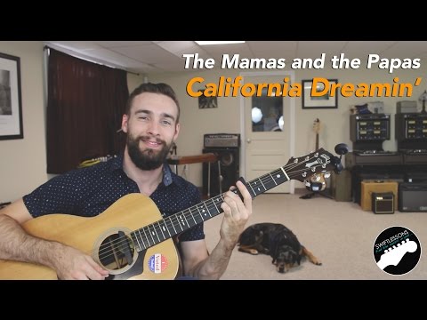 How to Play California Dreamin&#039; By The Mamas &amp; The Papas - Easy Guitar Lesson