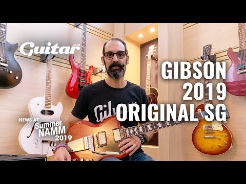 Watch: Gibson CMO Cesar Gueikian demo the 2019 Original SG #SNAMM2019