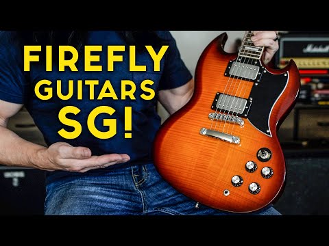 UNDER $200 - Firefly Guitars NEW Set-Neck SG Style Guitar