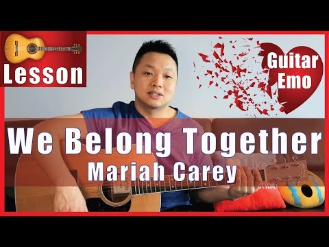 We Belong Together - Mariah Carey Guitar Lesson | EASY!
