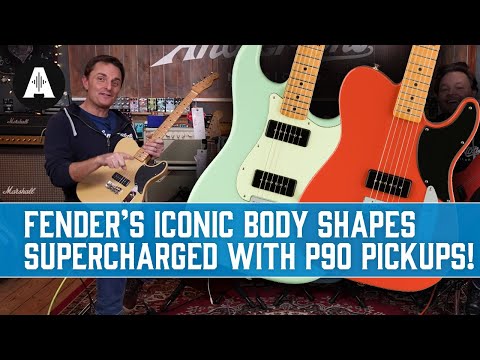 Fender Noventa Series - Iconic Body Shapes Supercharged with P90 Pickups!