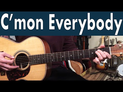How To Play C&#039;mon Everybody On Guitar | Eddie Cochran Guitar Lesson + Tutorial