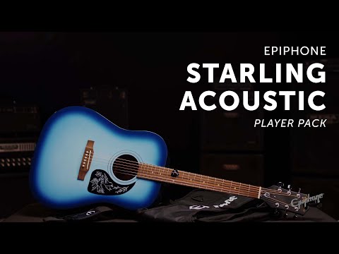 Unboxing The Epiphone Starling Acoustic Guitar Player Pack - Demo &amp; Review