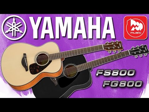 Акустические гитары YAMAHA FS800 и YAMAHA FG800