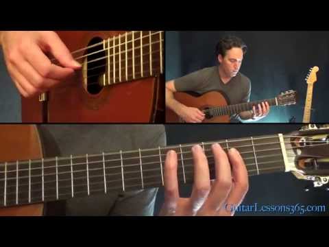 The Unforgiven Guitar Lesson - Metallica - Acoustic Guitar Parts