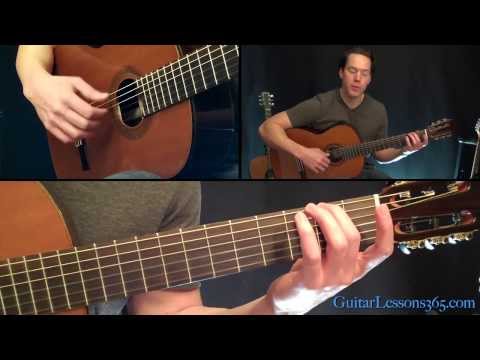 Classical Gas Guitar Lesson - Mason Williams - Part One