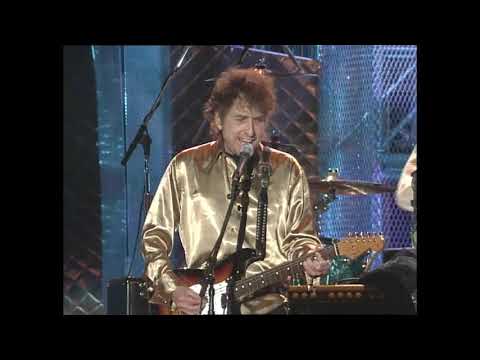 Bob Dylan performs “All Along the Watchtower” at the Concert for the Rock &amp; Roll Hall of Fame