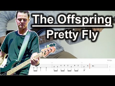 The Offspring - Pretty Fly For A White Guy | Bass Tabs Tutorial