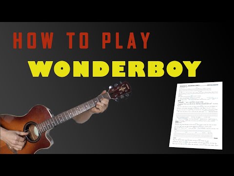 How to play Wonderboy (On Acoustic Guitar)